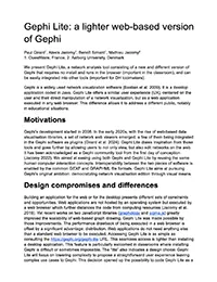 First page of the DH 2025 Gephi Lite paper